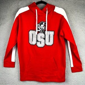 Pink Victoria Secret  x The Ohio State University Top Womens Red XS Studded Hood